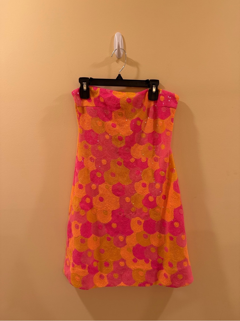 Susana Monaco Pink & Orange Mini Dress